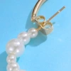 Heart-shaped simple earrings, Korean stud jewelry wholesale, Dongdaemun fashionable French high-end style pearl earrings Application Scenario